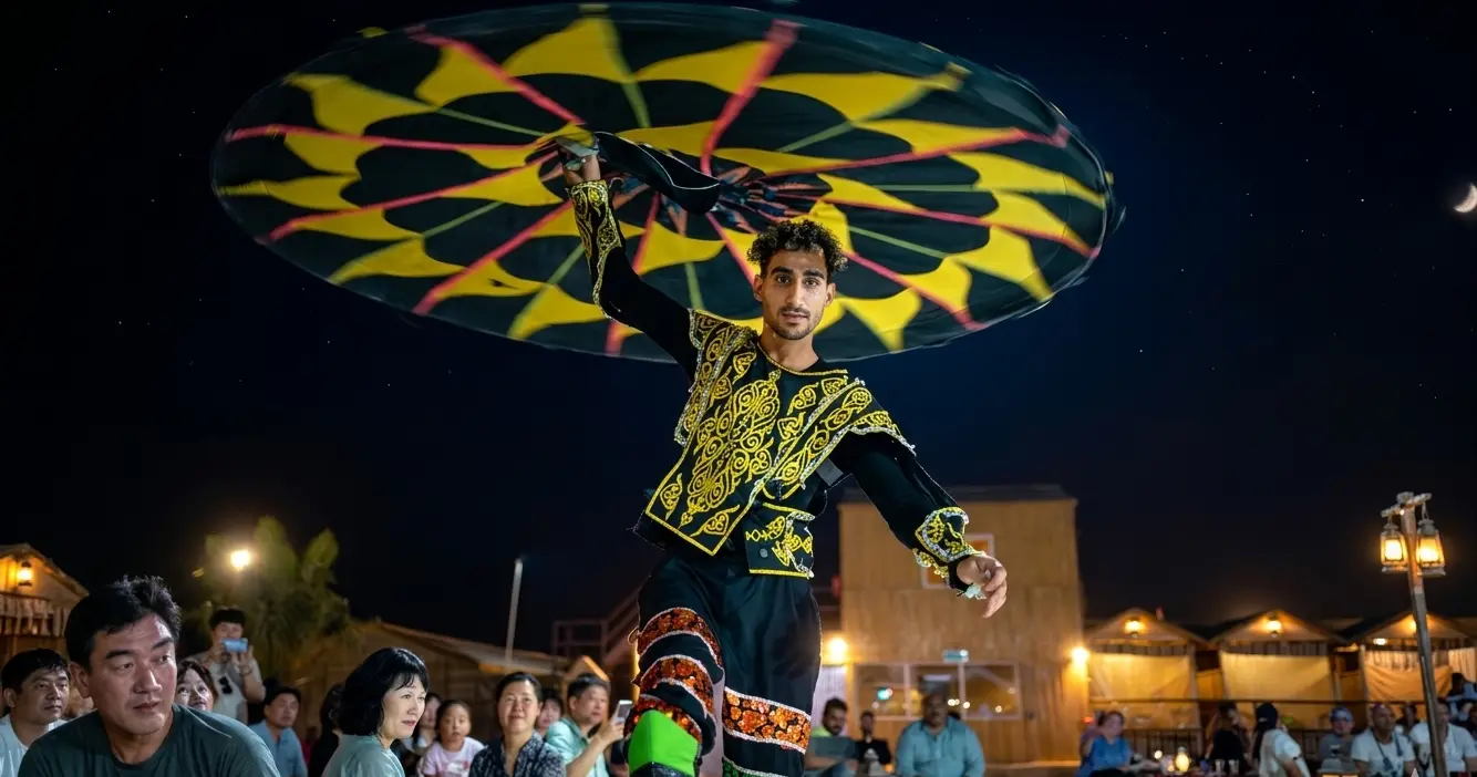 Live show at desert safari camp