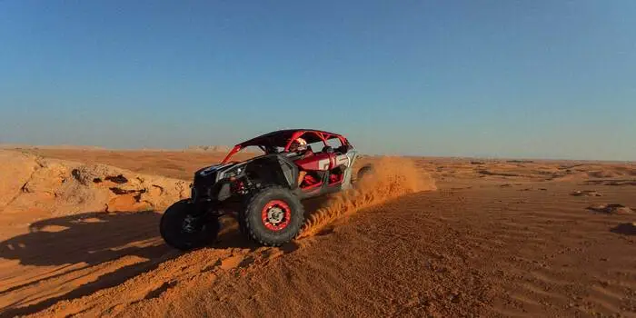 Dune buggy adventure at Dubai desert.