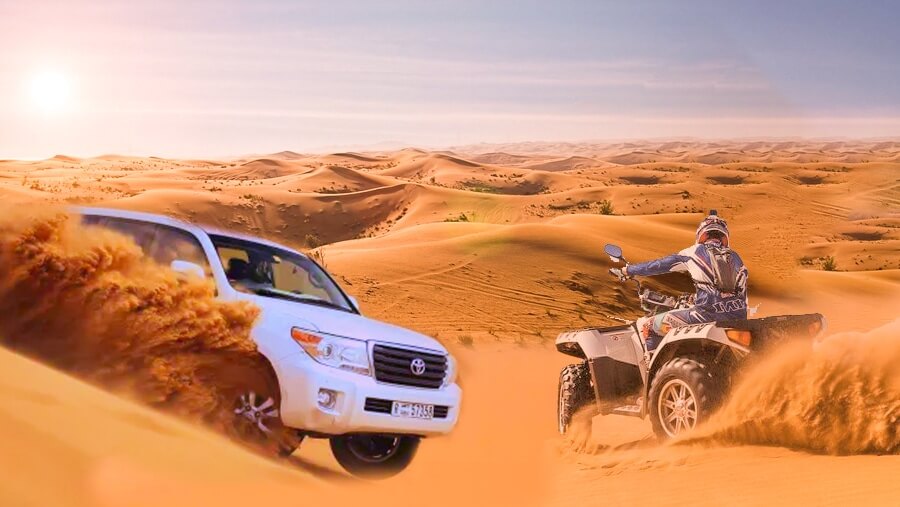 Morning desert safari in Dubai