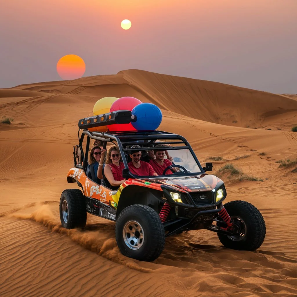 Dune buggy desert safari Dubai