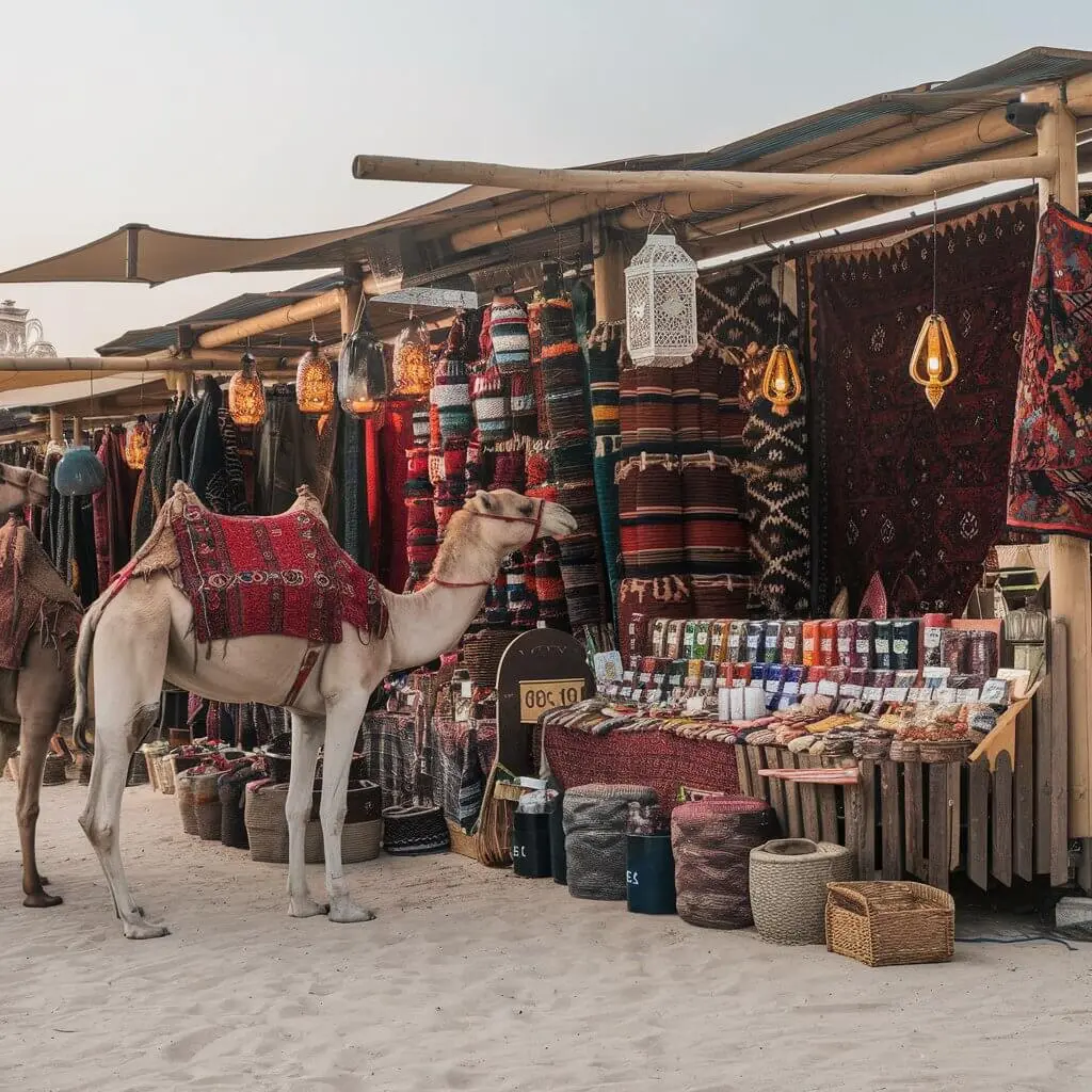 Desert Safari Dubai Camp Shopping