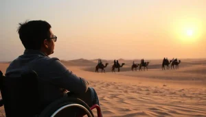Desert Safari Dubai for Elderly and Disabled Persons